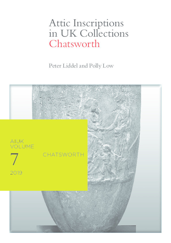 Attic Inscriptions in UK Collections 7: Chatsworth Thumbnail