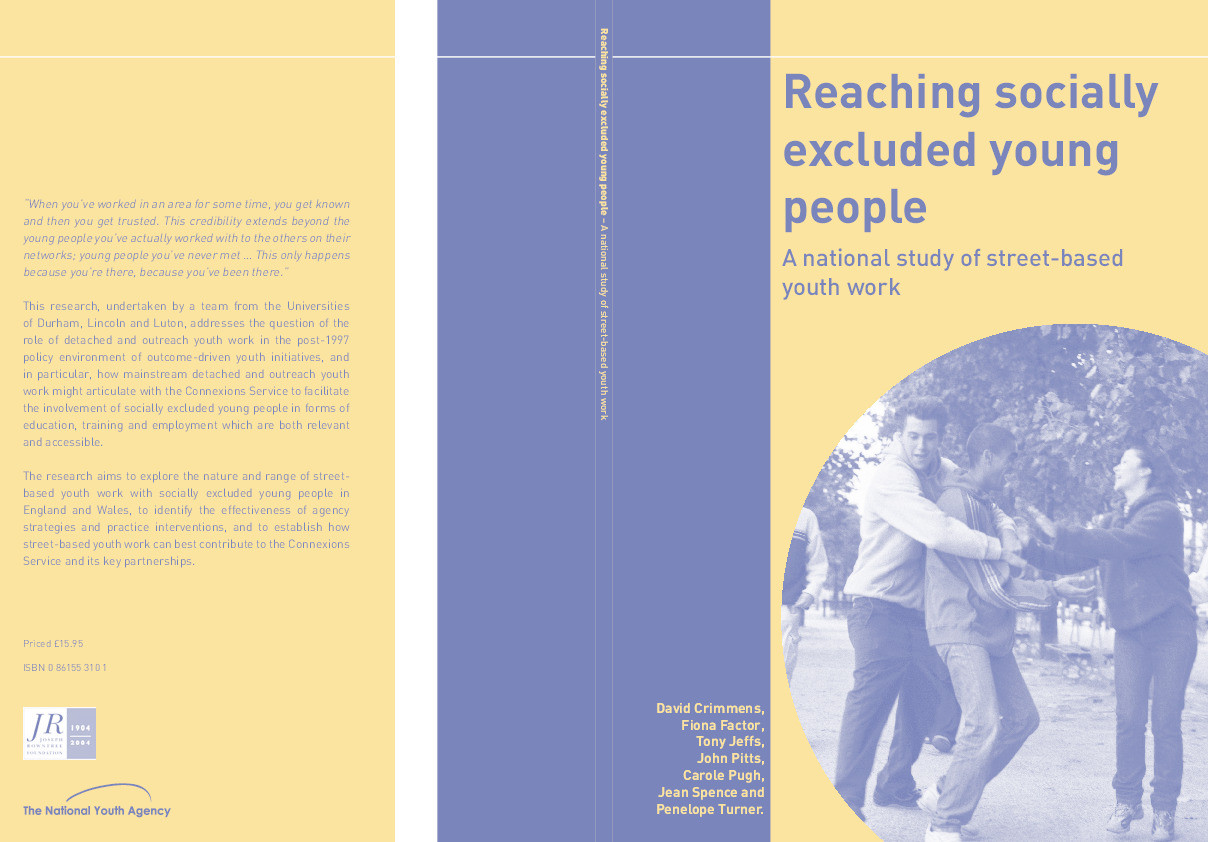 Reaching Socially Excluded Young People: A national study of street-based youth work Thumbnail