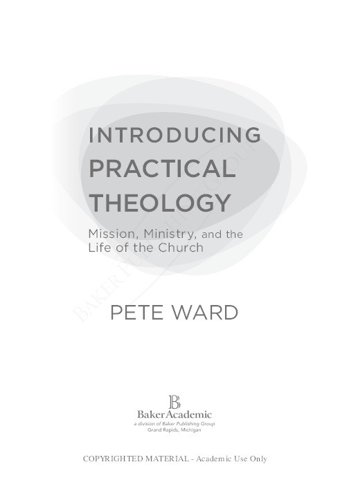 Introducing Practical Theology: Mission, Ministry, and the Life of the Church Thumbnail