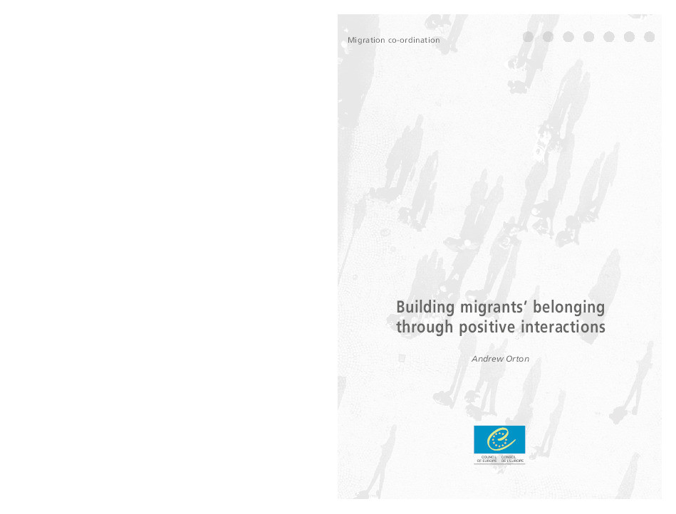 Building Migrants' Belonging through Positive Interactions: A Guide for Policymakers and Practitioners Thumbnail