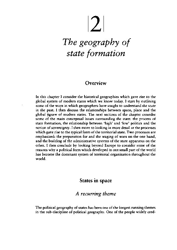Politics, geography and 'political geography': a critical perspective Thumbnail