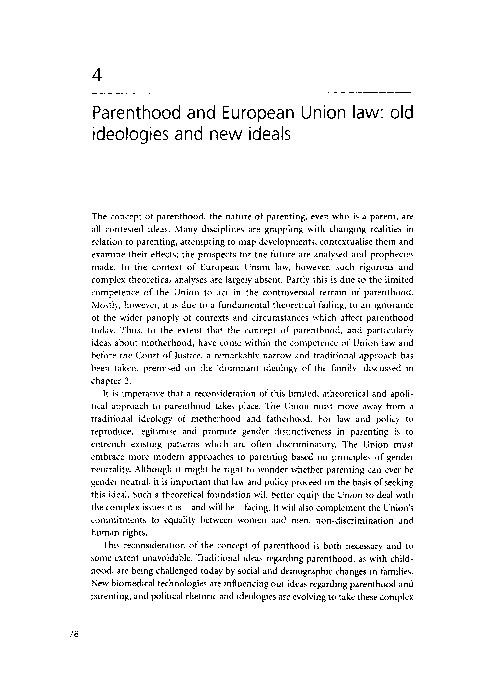 Families and the European Union: law, politics and pluralism Thumbnail