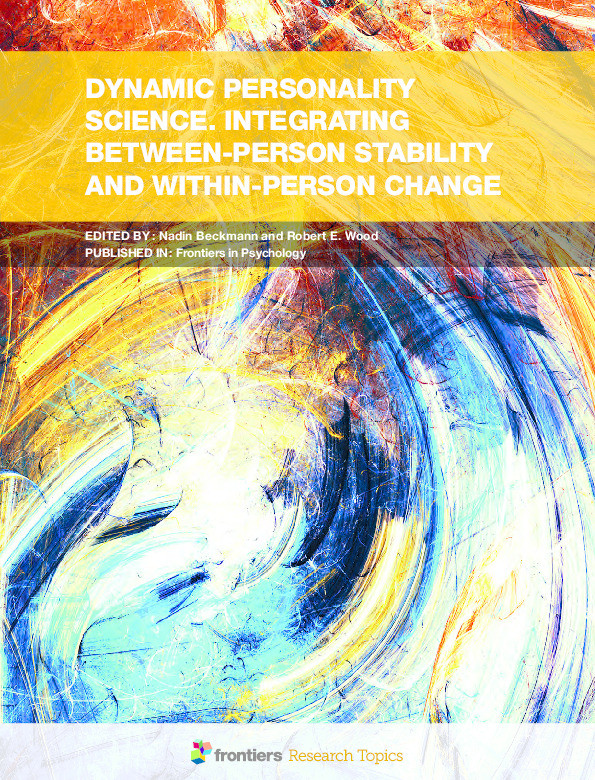 Dynamic personality science: Integrating between-person stability and within-person change Thumbnail
