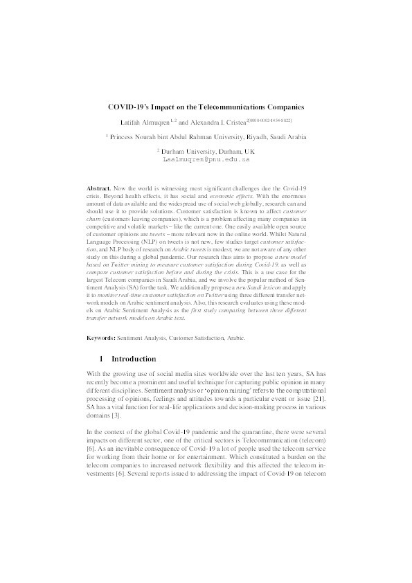 COVID-19’s Impact on the Telecommunications Companies Thumbnail