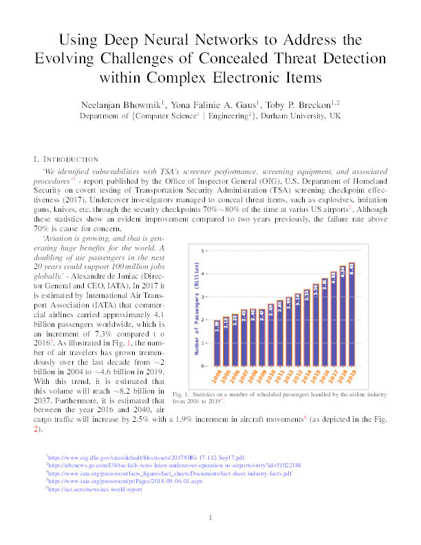 Using Deep Neural Networks to Address the Evolving Challenges of Concealed Threat Detection within Complex Electronic Items Thumbnail