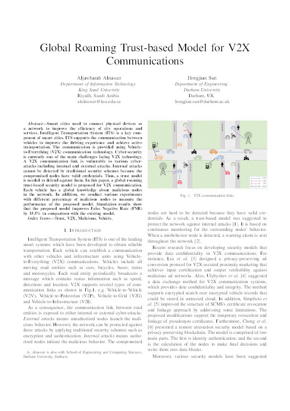 Global Roaming Trust-based Model for V2X Communications Thumbnail