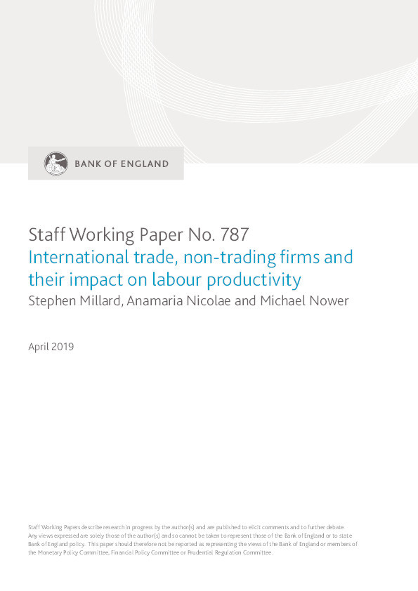 International trade, non-trading firms and their impact on labour productivity Thumbnail