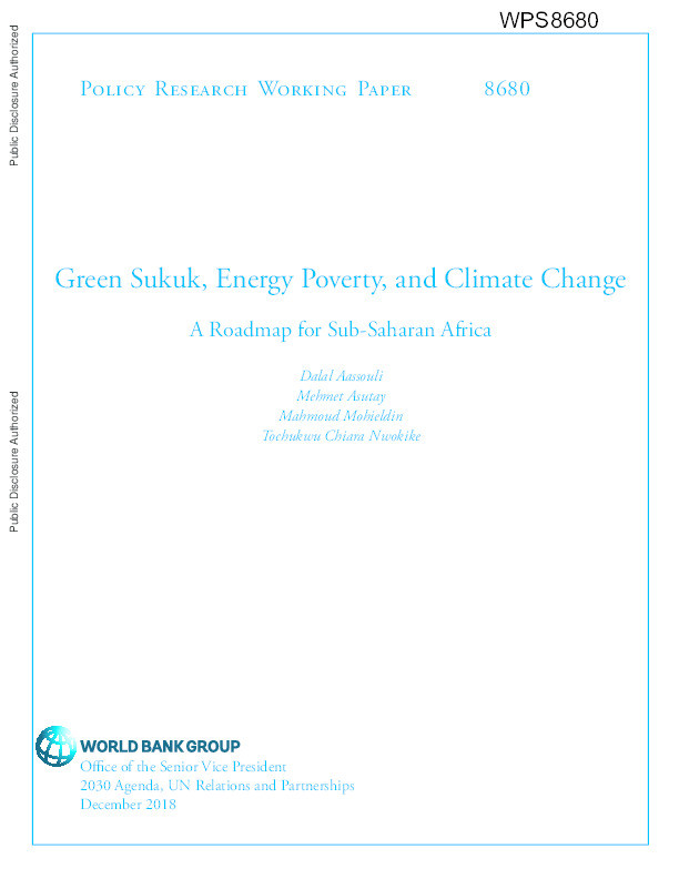 Green Sukuk, Energy Poverty, and Climate Change: A Roadmap for Sub-Saharan Africa Thumbnail