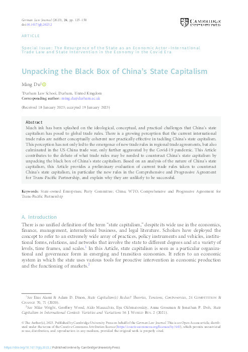 Unpacking the Black Box of China's State Capitalism Thumbnail