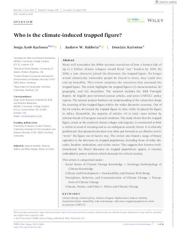Who is the climate-induced trapped figure? Thumbnail