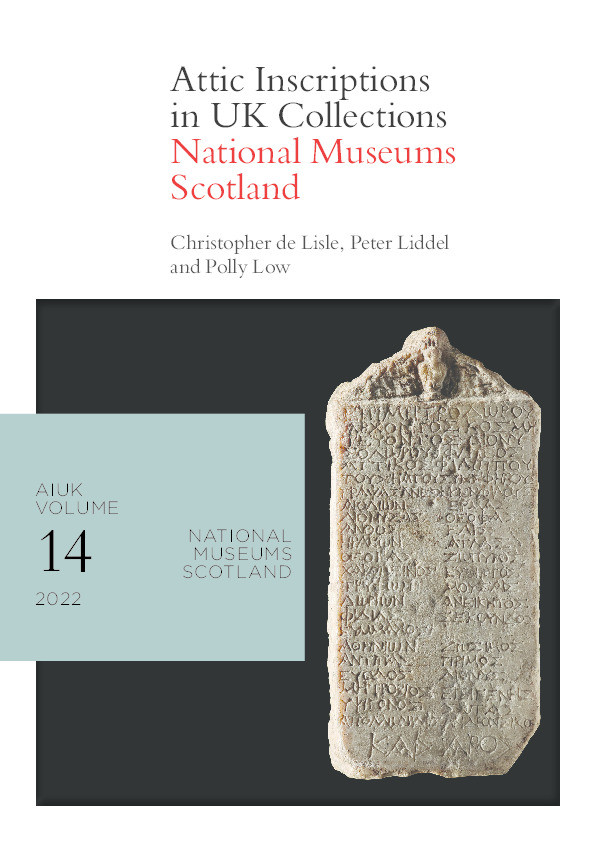 Attic Inscriptions in UK Collections: National Museums Scotland Thumbnail