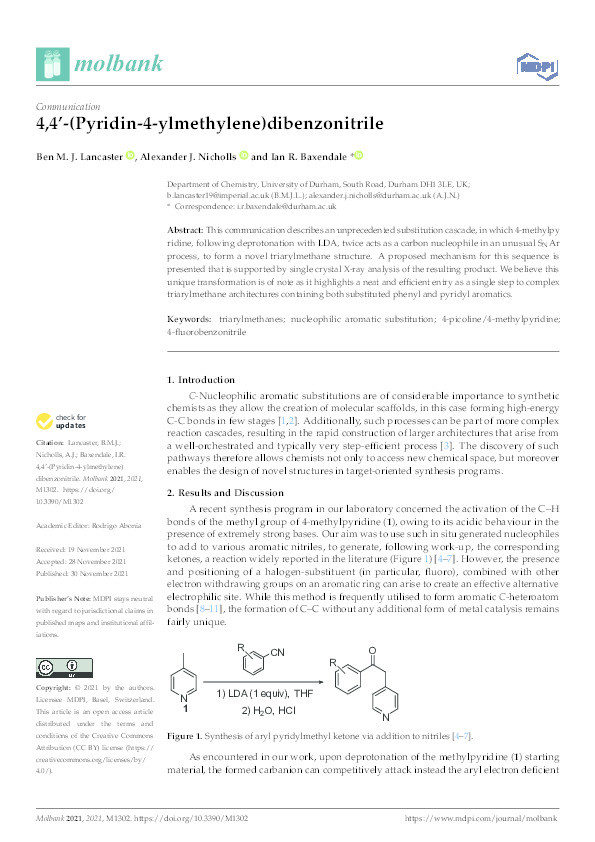 4,4’-(Pyridin-4-ylmethylene)dibenzonitrile Thumbnail