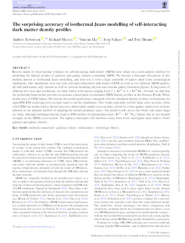 The surprising accuracy of isothermal Jeans modelling of self-interacting dark matter density profiles Thumbnail