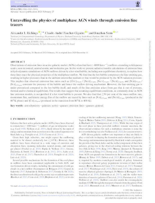 Unravelling the physics of multiphase AGN winds through emission line tracers Thumbnail