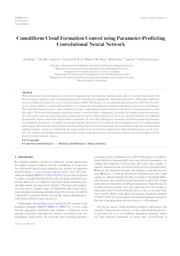 Cumuliform Cloud Formation Control using Parameter-Predicting Convolutional Neural Network Thumbnail