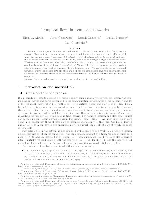 Temporal flows in temporal networks Thumbnail