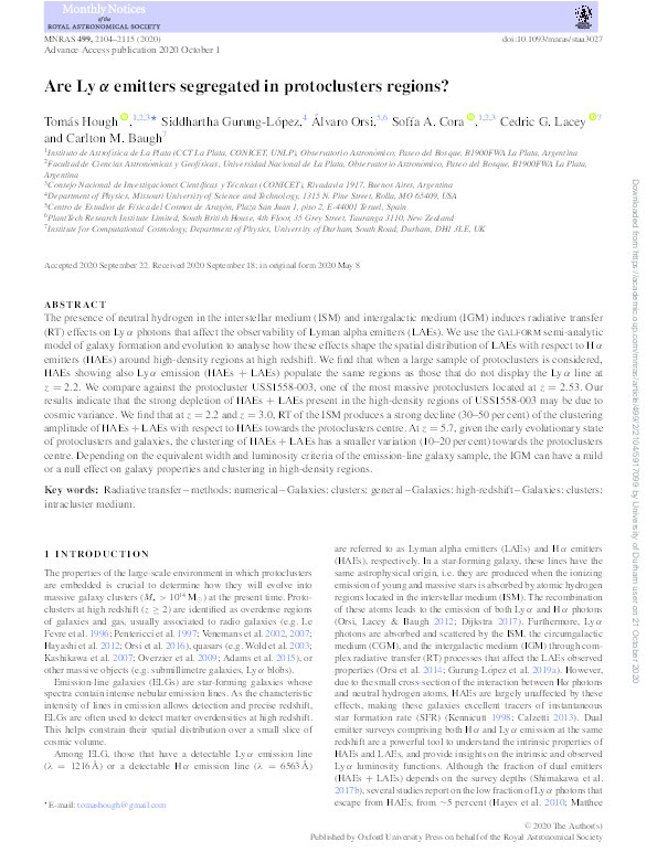 Are Lyα emitters segregated in protoclusters regions? Thumbnail