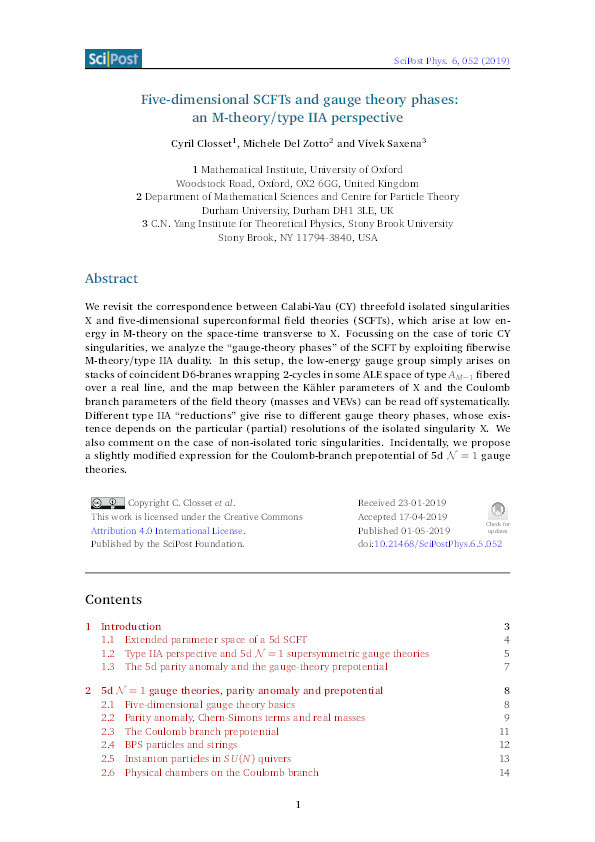 Five-dimensional SCFTs and gauge theory phases: an M-theory/type IIA perspective Thumbnail