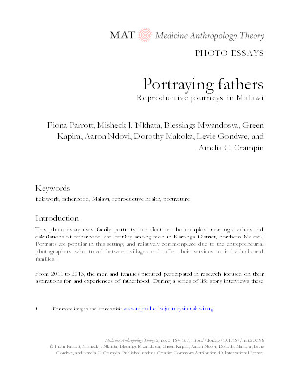 Portraying fathers: Reproductive journeys in Malawi Thumbnail