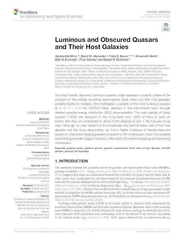 Luminous and Obscured Quasars and Their Host Galaxies Thumbnail