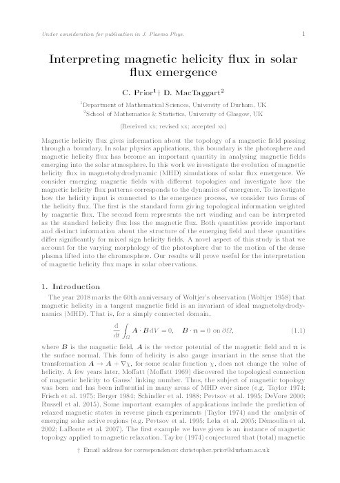 Interpreting magnetic helicity flux in solar flux emergence Thumbnail