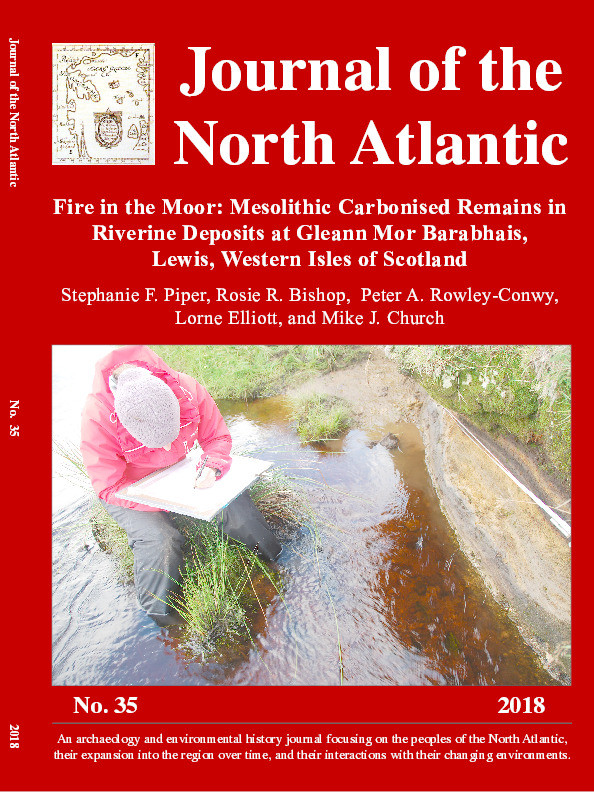 Fire in the Moor: Mesolithic carbonised remains in riverine deposits at Gleann Mor Barabhais, Lewis, Western Isles of Scotland Thumbnail