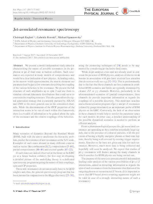 Jet-associated resonance spectroscopy Thumbnail