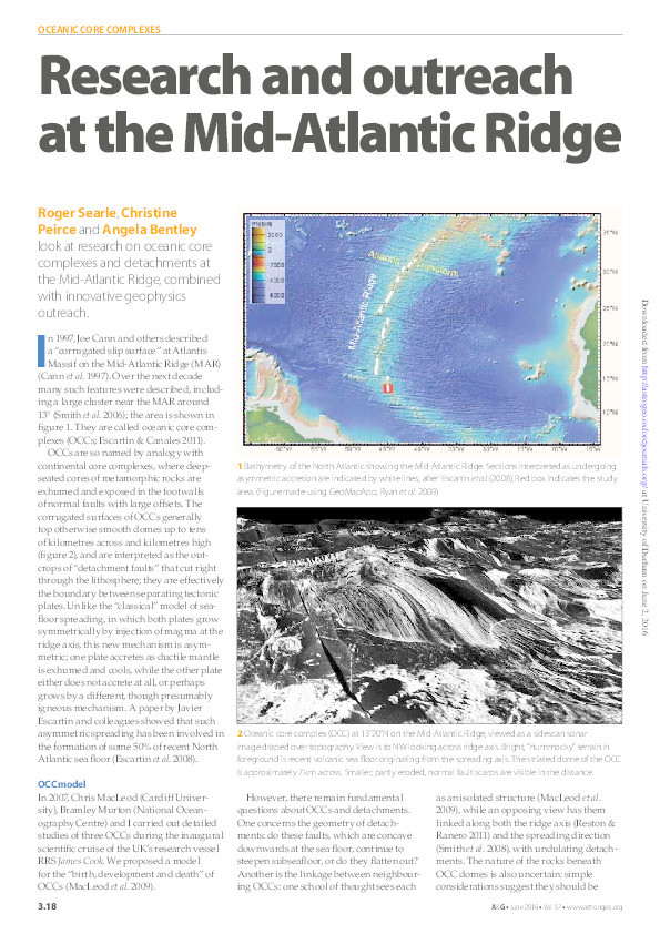 Research and Outreach at the Mid-Atlantic Ridge Thumbnail