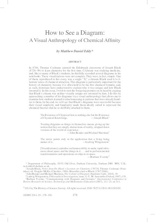 How to See a Diagram: A Visual Anthropology of Chemical Affinity Thumbnail
