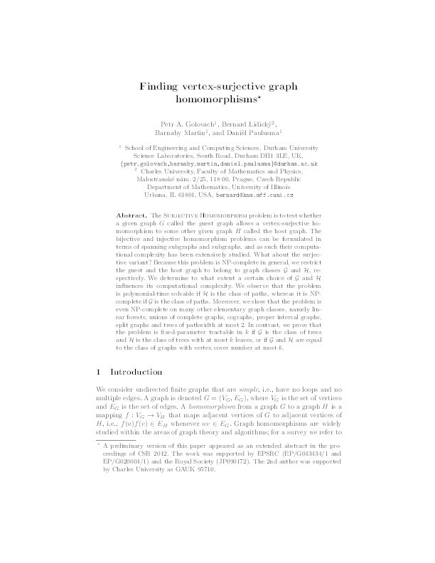 Finding vertex-surjective graph homomorphisms Thumbnail