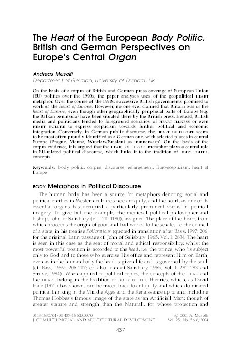 The Heart of the European Body Politic: British and German Perspectives on Europe's Central Organ Thumbnail