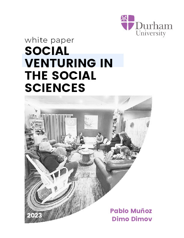 Social venturing in the social sciences Thumbnail