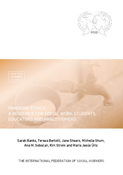 Pandemic ethics: A resource for social work students, educators and practitioners Thumbnail