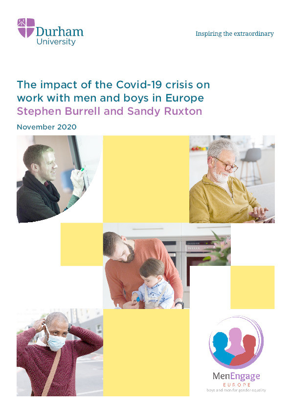 The impact of the Covid-19 crisis on work with men and boys in Europe Thumbnail
