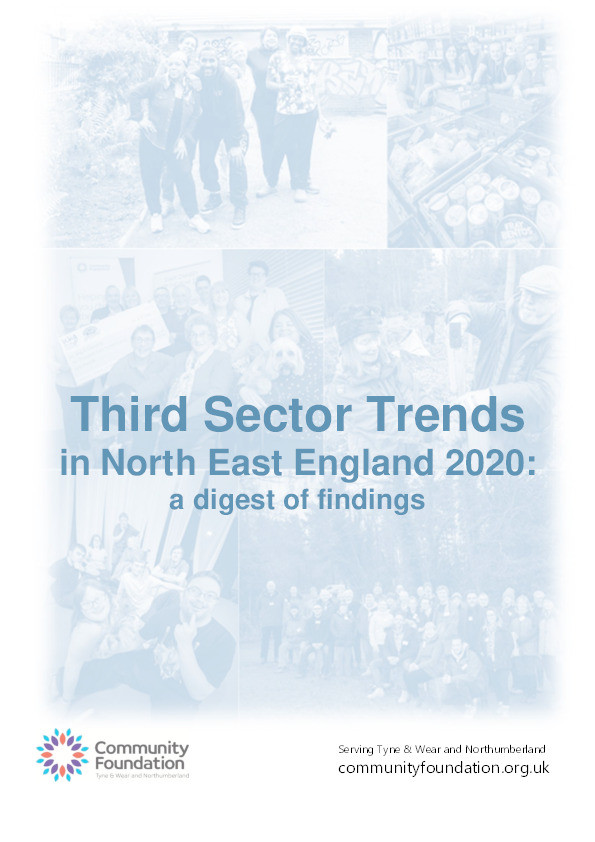 Third Sector Trends in North East England 2020: a digest of findings Thumbnail