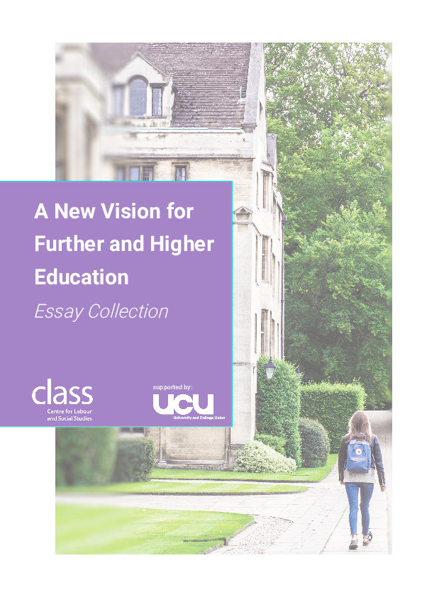 A New Vision for Further and Higher Education Thumbnail