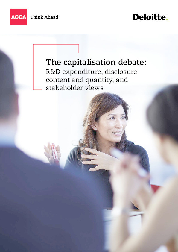 The capitalisation debate : R&D expenditure, disclosure content and quantity, and stakeholder views Thumbnail