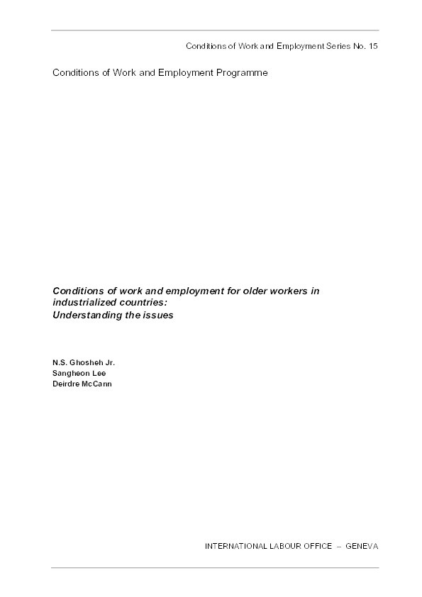 Conditions of Work and Employment for Older Workers in Industrialized Countries: Understanding the Issues Thumbnail