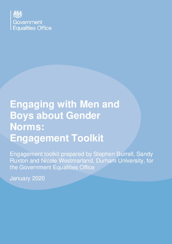Engaging with Men and Boys about Gender Norms: Engagement Toolkit Thumbnail