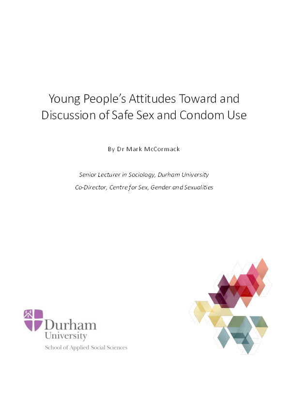 Young People’s Attitudes Toward and Discussion of Safe Sex and Condom Use Thumbnail