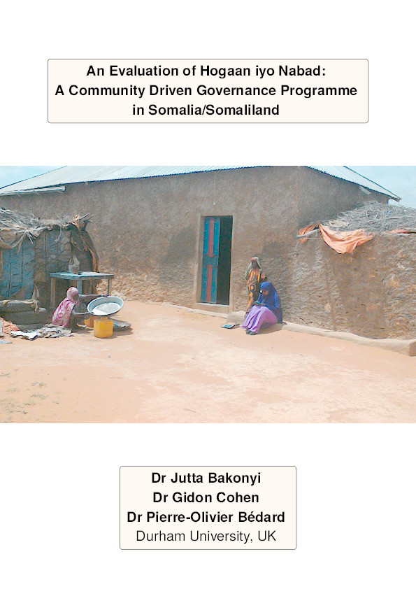 An Evaluation of Hogaan iyo Nabad: A Community Driven Governance Programme in Somalia/Somaliland Thumbnail