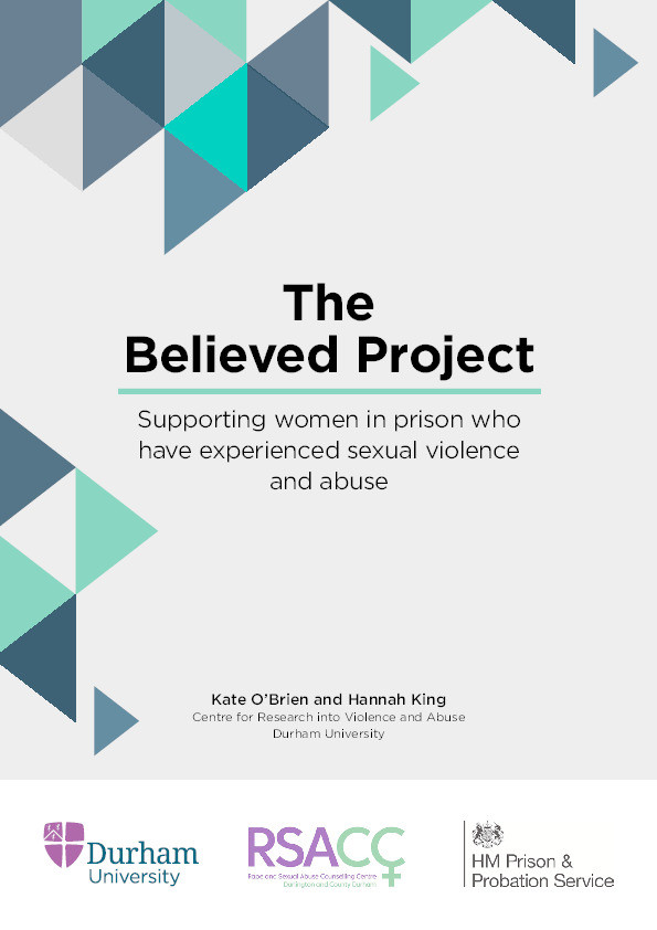 The Believed Project: Supporting women in prison who have experienced sexual violence and abuse Thumbnail