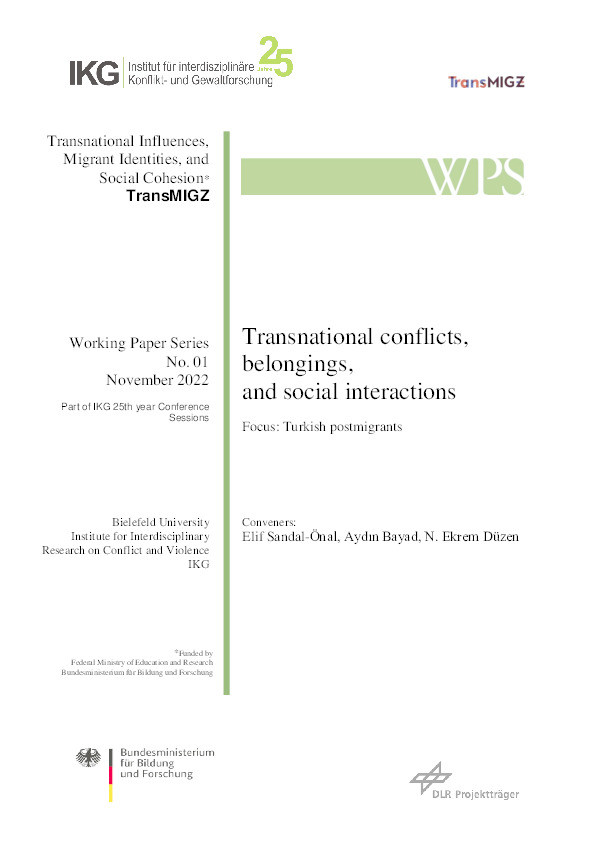 Transnational conflicts, belongings, and social interactions Thumbnail