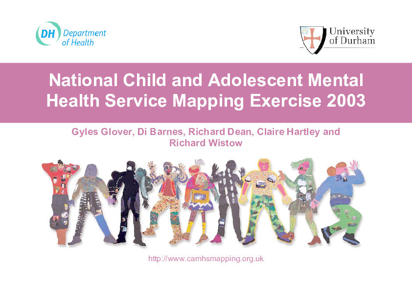 National Child and Adolescent Service Mapping Exercise 2003 Thumbnail