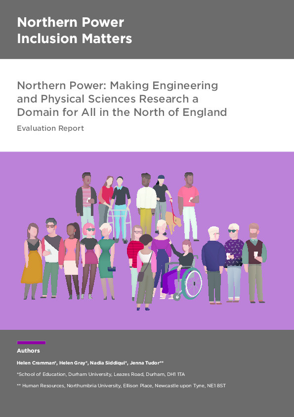 Evaluation of Inclusion Matters - Northern Power: Making Engineering and Physical Sciences Research a Domain for All in the North of England: End of Programme Report Thumbnail