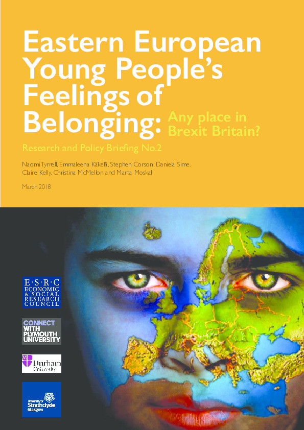 Eastern European Young People's Feelings of Belonging: Any place in Brexit Britain? Thumbnail