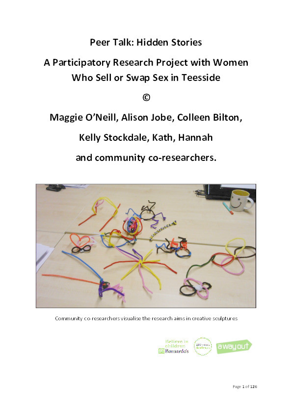 Peer Talk: Hidden Stories. A Participatory Research Project with Women Who Sell or Swap Sex in Teesside Thumbnail