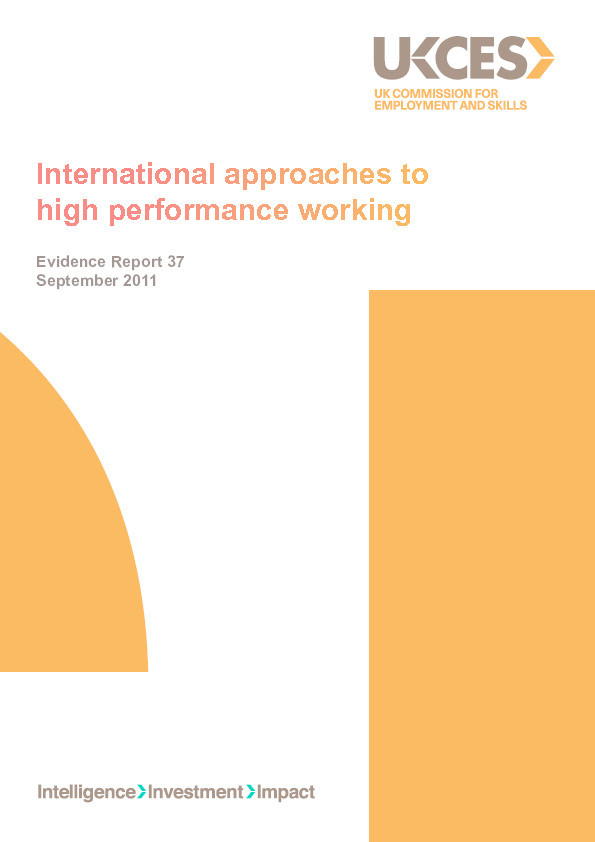 International approaches to high performance working Thumbnail