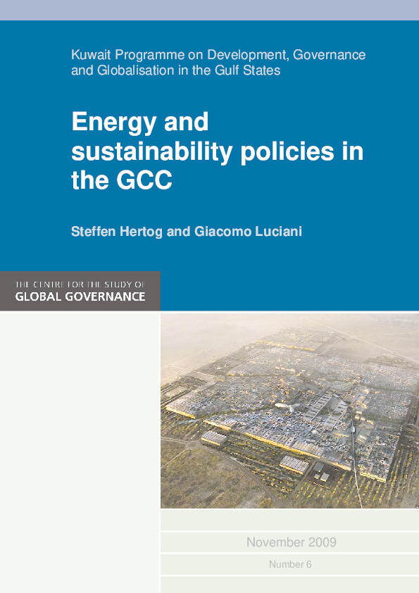 Energy and sustainability policies in the GCC Thumbnail
