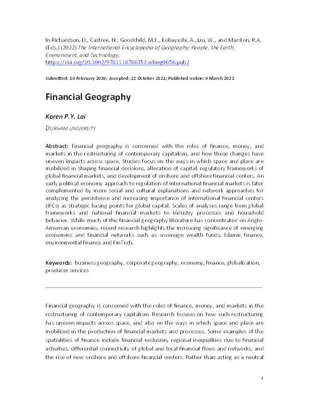 Financial Geography Thumbnail